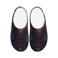 thumbnail image 1 of Daiia Garden Meditating Weasel Print Women’s Fuzzy Slippers Memory Foam Lightweight House Shoes Cozy Loafer Flannel House Shoes-37/38, 1 of 7