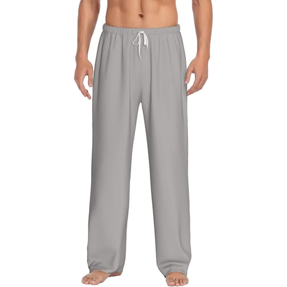 Daiia Gary Men's Sleep Pant with Pockets and Drawstring,Pajama Pants-X-Large