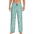 thumbnail image 1 of Daiia Geometric Elements Men's Sleep Pant with Pockets and Drawstring,Pajama Pants-Large, 1 of 9