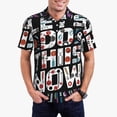 thumbnail image 1 of Daiia Geometric Sports Energetic Burst Pattern Men’s Polo Shirts,Solid Deck Shirt,Classic Fit, Breathable Cotton Polo for Casual and Sport Wear-X-Large, 1 of 7