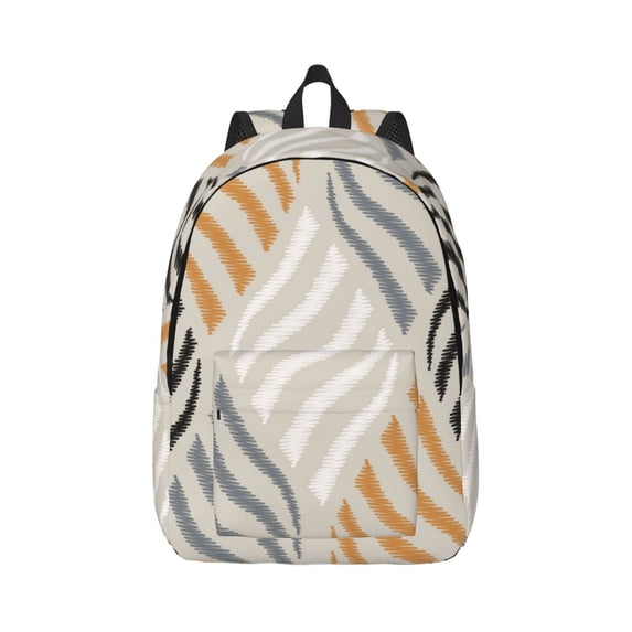 Daiia Geometric Vintage Canvas Backpack for Men and Women ,Hiking Backpack,Travel Laptop Bag for School,Large Capacity Backpack