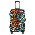 thumbnail image 1 of Daiia Geometry Luggage Cover, Thickened Washable Travel Luggage Covers, Elastic Unique Baggage Covers for 18-20 inch Luggage-Large, 1 of 9