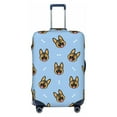 thumbnail image 1 of Daiia German Shepherd Puppy Luggage Cover, Thickened Washable Travel Luggage Covers, Elastic Unique Baggage Covers for 18-20 inch Luggage-Small, 1 of 9