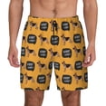 thumbnail image 1 of Daiia German Shepherd Woof Mens Swim Trunks Swim Shorts Quick Dry Swim Shorts with Mesh Lining Pockets-XX-Large, 1 of 9