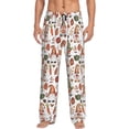 thumbnail image 1 of Daiia Gnomes And Autumn Leaves Men's Sleep Pant with Pockets and Drawstring,Pajama Pants-Large, 1 of 9