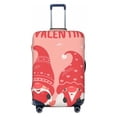 thumbnail image 1 of Daiia Gnomes Hold The Letters LOVE Luggage Cover, Thickened Washable Travel Luggage Covers, Elastic Unique Baggage Covers for 18-20 inch Luggage-Medium, 1 of 9