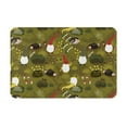 thumbnail image 1 of Daiia Gnomes Playing in the Garden Front Door Mat, Heavy Duty Durable Welcome Mat for Outdoor Indoor, Dirt Trapper Waterproof Super Absorbent Door Mat, 16" x 24", 1 of 9