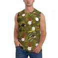 thumbnail image 1 of Daiia Gnomes Playing in the Garden Printed Men's Tank Tops,Casual Soft Sleeveless Gym Muscle Shirts Bodybuilding Tee-Medium, 1 of 8