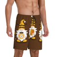 thumbnail image 1 of Daiia Gnomes With Honey Mens Woven Stretch Pajama Short,Short Pajama Pants-XX-Large, 1 of 7