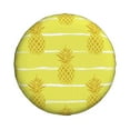thumbnail image 1 of Daiia Gold Pineapple Tire Covers , Travel Trailer Camper Truck SUV Motorhome Waterproof Wheel Cover, Sun Rain Snow Protector-15 inch, 1 of 9
