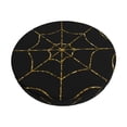 thumbnail image 1 of Daiia Golden Spider Web Stool Covers Round,Round Bar Stool Covers Waterproof Bar Chair Covers Washable Stool Cushion Slipcover for 12-14 Inch Chair-12 inch, 1 of 7
