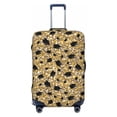 thumbnail image 1 of Daiia Graduation Hats3 Luggage Cover, Thickened Washable Travel Luggage Covers, Elastic Unique Baggage Covers for 18-20 inch Luggage-Medium, 1 of 9