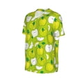 thumbnail image 1 of Daiia Green Apple Mens Baseball Jersey Button Down Shirts Short Sleeve Sports Uniforms-Large, 1 of 9