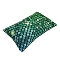 thumbnail image 1 of Daiia Green Disco Lights Bedding Waterproof Pillow Protector Zippered Queen – Bed Bug Proof Pillow Encasement-16"x24", 1 of 6