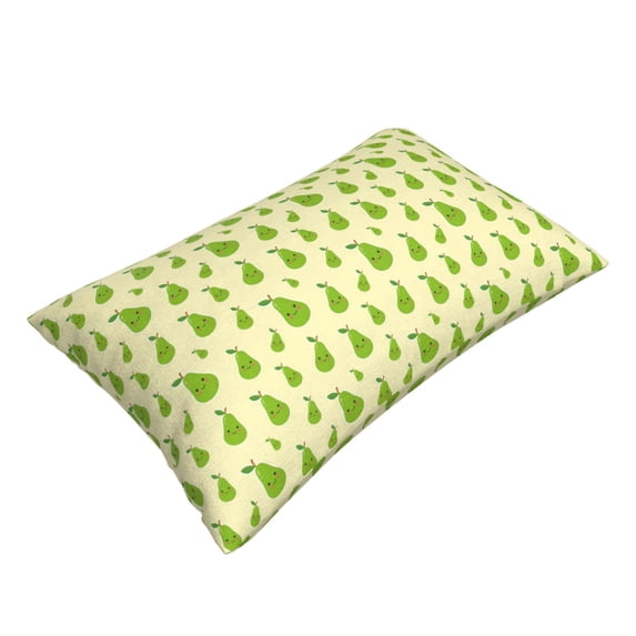 Daiia Green Pears1 Bedding Waterproof Pillow Protector Zippered Queen – Bed Bug Proof Pillow Encasement-14"x20"