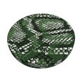 thumbnail image 1 of Daiia Green Snakeskin Stool Covers Round,Round Bar Stool Covers Waterproof Bar Chair Covers Washable Stool Cushion Slipcover for 12-14 Inch Chair-12 inch, 1 of 7