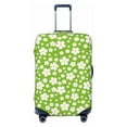 thumbnail image 1 of Daiia Green White Flowers Luggage Cover, Thickened Washable Travel Luggage Covers, Elastic Unique Baggage Covers for 18-20 inch Luggage-Small, 1 of 9