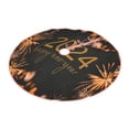 thumbnail image 1 of Daiia HAPPY NEW YEAR 2024 Drawing Merry Christmas Tree Skirt , Xmas Large Lace-up Tree Skirt, Santa Snowflakes Rustic Home Decorations New Year Party Farmhouse Decor-48", 1 of 7