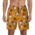 thumbnail image 1 of Daiia Halloween Witches Gnome Mens Swim Trunks Swim Shorts Quick Dry Swim Shorts with Mesh Lining Pockets-Large, 1 of 9