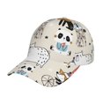 thumbnail image 1 of Daiia Hand Drawn Animals Baseball Cap Men Women Classic Adjustable For Running Workout And Outdoor Activitie All Season Dad Hat Gift, 1 of 9