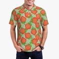 thumbnail image 1 of Daiia Hand Drawn Strawberry Pattern Men’s Polo Shirts,Solid Deck Shirt,Classic Fit, Breathable Cotton Polo for Casual and Sport Wear-Large, 1 of 7