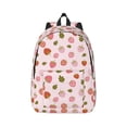 thumbnail image 1 of Daiia Hand Drawn Strawberry Vintage Canvas Backpack for Men and Women ,Hiking Backpack,Travel Laptop Bag for School,Large Capacity Backpack, 1 of 8