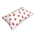 thumbnail image 1 of Daiia Hand Drawn Watermelon Bedding Waterproof Pillow Protector Zippered Queen – Bed Bug Proof Pillow Encasement-16"x24", 1 of 6