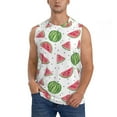 thumbnail image 1 of Daiia Hand Drawn Watermelon Printed Men's Tank Tops,Casual Soft Sleeveless Gym Muscle Shirts Bodybuilding Tee-Small, 1 of 8