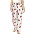 thumbnail image 1 of Daiia Hand Drawn Watermelon Women's Sleep Pant with Pockets and Drawstring,Pajama Pants-Medium, 1 of 9