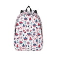 thumbnail image 1 of Daiia Happy Columbus Day Vintage Canvas Backpack for Men and Women ,Hiking Backpack,Travel Laptop Bag for School,Large Capacity Backpack-Medium, 1 of 8