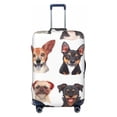 thumbnail image 1 of Daiia Happy Dog Faces Collage Luggage Cover, Thickened Washable Travel Luggage Covers, Elastic Unique Baggage Covers for 18-20 inch Luggage-X-Large, 1 of 9