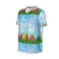 thumbnail image 1 of Daiia Happy Easter Mens Baseball Jersey Button Down Shirts Short Sleeve Sports Uniforms-XX-Large, 1 of 9