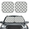 thumbnail image 1 of Daiia Happy Football 2PCS Car Windshield Sun Shade, Foldable Sun Shield for Car Front Window, Auto Sun Blocker Visor Protector Universal for Truck SUV Pickup-Medium, 1 of 7
