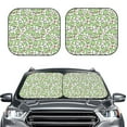thumbnail image 1 of Daiia Happy Frogs 2PCS Car Windshield Sun Shade, Foldable Sun Shield for Car Front Window, Auto Sun Blocker Visor Protector Universal for Truck SUV Pickup-Large, 1 of 7
