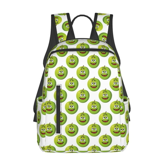 Daiia Happy Fruit School Backpack for Men and Women Lightweight Backpack Durable Backpack Water-Resistant,Travel,Work Bag