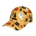 thumbnail image 1 of Daiia Happy Halloween print Baseball Cap Men Women Golf Dad Hat Adjustable Original Classic Low Profile Hat Unconstructed Plain Cap, 1 of 9