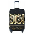 thumbnail image 1 of Daiia Happy New Year 2024 (5) Luggage Cover, Thickened Washable Travel Luggage Covers, Elastic Unique Baggage Covers for 18-20 inch Luggage-X-Large, 1 of 9