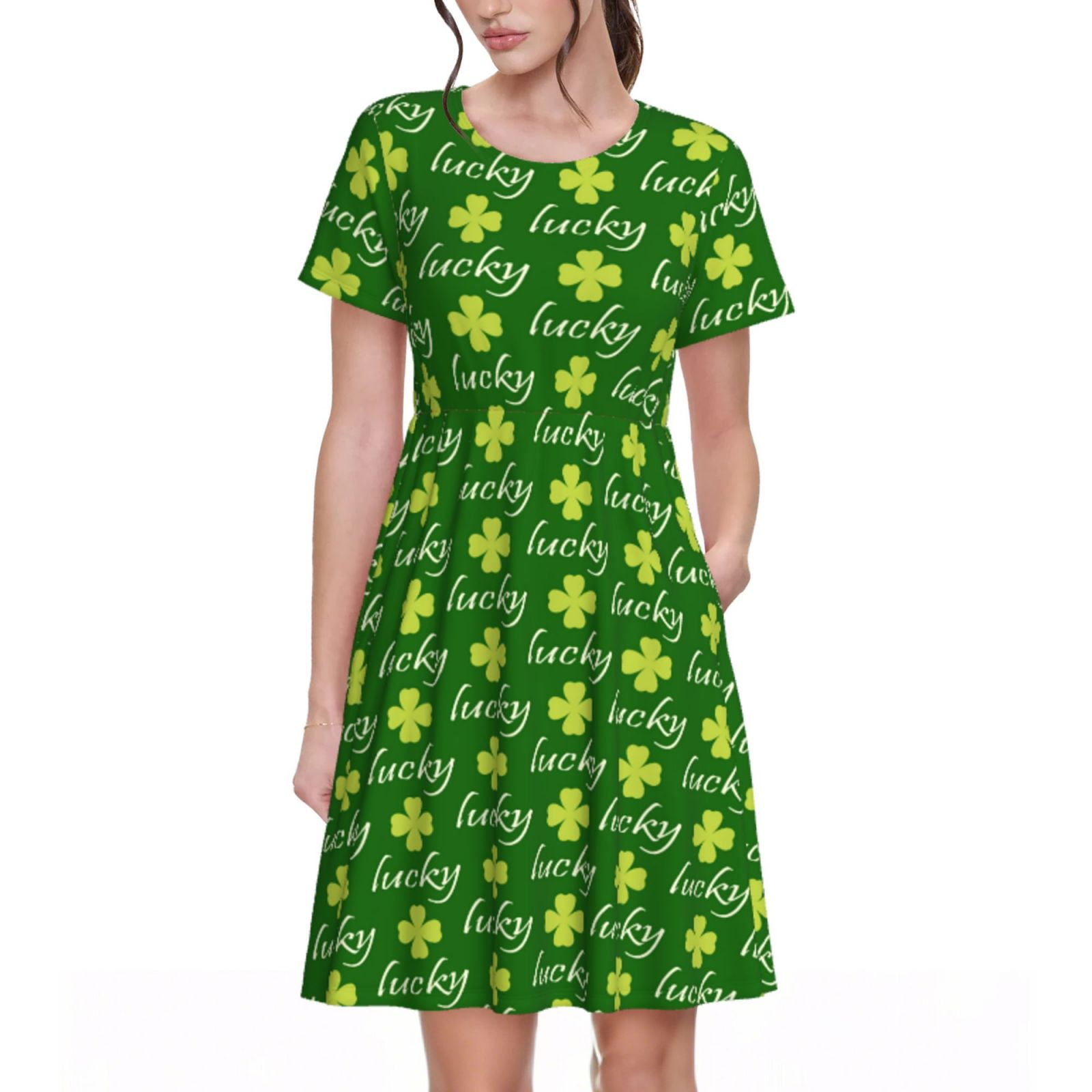 st patricks day toddler dress