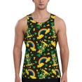 thumbnail image 1 of Daiia Happy St. Patrick's Day Printed Men's Quick Dry Fit Muscle Tank Top Slim-Fit Tank Workout Tank Top Lightweight Sports Tank Top-Medium, 1 of 7