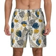thumbnail image 1 of Daiia Hawaiian Style Mens Swim Trunks Swim Shorts Quick Dry Swim Shorts with Mesh Lining Pockets-3X-Large, 1 of 9