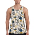 thumbnail image 1 of Daiia Hawaiian Style Printed Men's Quick Dry Fit Muscle Tank Top Slim-Fit Tank Workout Tank Top Lightweight Sports Tank Top-Medium, 1 of 7