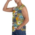 thumbnail image 1 of Daiia Hawaiian Style Printed Men's Tank Tops,Casual Soft Sleeveless Gym Muscle Shirts Bodybuilding Tee-3X-Large, 1 of 8
