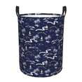 thumbnail image 1 of Daiia Hawaiian Style Round Laundry Basket with Handles Thickened Waterproof Circular hamper,Dirty Clothes Storage Basket for Bedroom,Bathroom,College Dorm-Small, 1 of 8