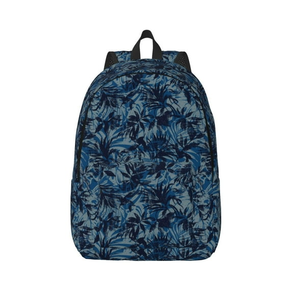 Daiia Hawaiian Style Vintage Canvas Backpack for Men and Women ,Hiking Backpack,Travel Laptop Bag for School,Large Capacity Backpack