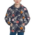 thumbnail image 1 of Daiia Hawaiian Style for Boys Fashion Hoodies & Sweatshirts with Kangaroo Pocket,Hooded Sweatshirt for Kid, Breathable& Moisture Wicking-X-Large, 1 of 6