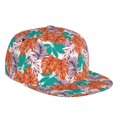 thumbnail image 1 of Daiia Hawaiian Style print Flat Bill Hats Flat Brim Trucker Cap Baseball Cap Adjustable Classic Low Profile Hat Unconstructed Plain Cap, 1 of 9