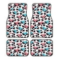 thumbnail image 1 of Daiia Heart Panda Printed Car Floor Mats Set of 4, Durable Non Slip Auto Floor Carpet, Car Interior Carpets Proof Foot Pads Anti-Slip Cushion Automoetive Accessories, 1 of 1