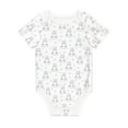 thumbnail image 1 of Daiia Heart Rabbit Printed Unisex-Baby Short Sleeve Onesies Bodysuits Baby Climbing Clothes Soft and Comfortable Romper with Expandable Shoulder Design-9M, 1 of 1