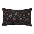thumbnail image 1 of Daiia Heart and Stars Bedding Waterproof Pillow Protector Zippered Queen – Bed Bug Proof Pillow Encasement-16"x24", 1 of 9