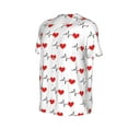 thumbnail image 1 of Daiia Heartbeat Symbol Mens Baseball Jersey Button Down Shirts Short Sleeve Sports Uniforms-3X-Large, 1 of 9